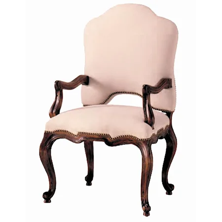 Country French Chair With Recessed Back